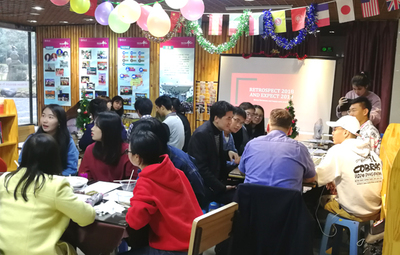 國際學院舉辦主題英語角 邀請外教品嘗中國美食